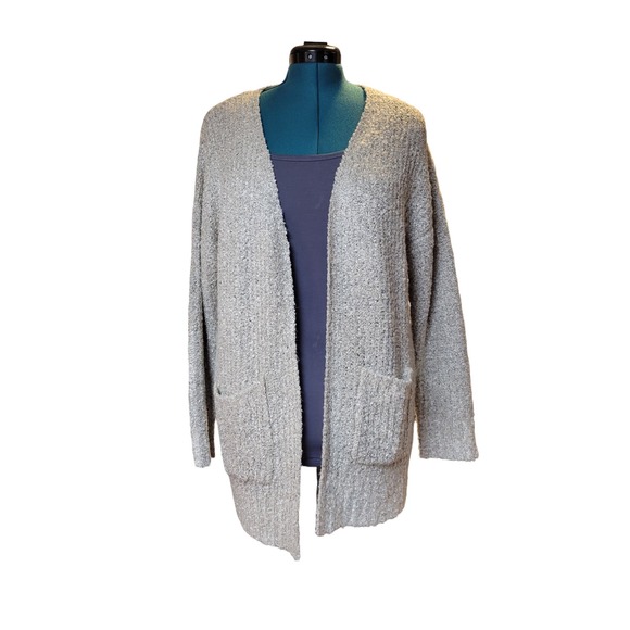 Pink Republic Long Cardigan Tan Black Knit XL - Picture 1 of 8